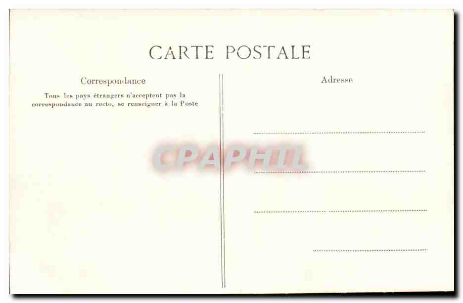 Bagnoles de l'orne CPA Grand hotel et Hotel de Paris — Verso