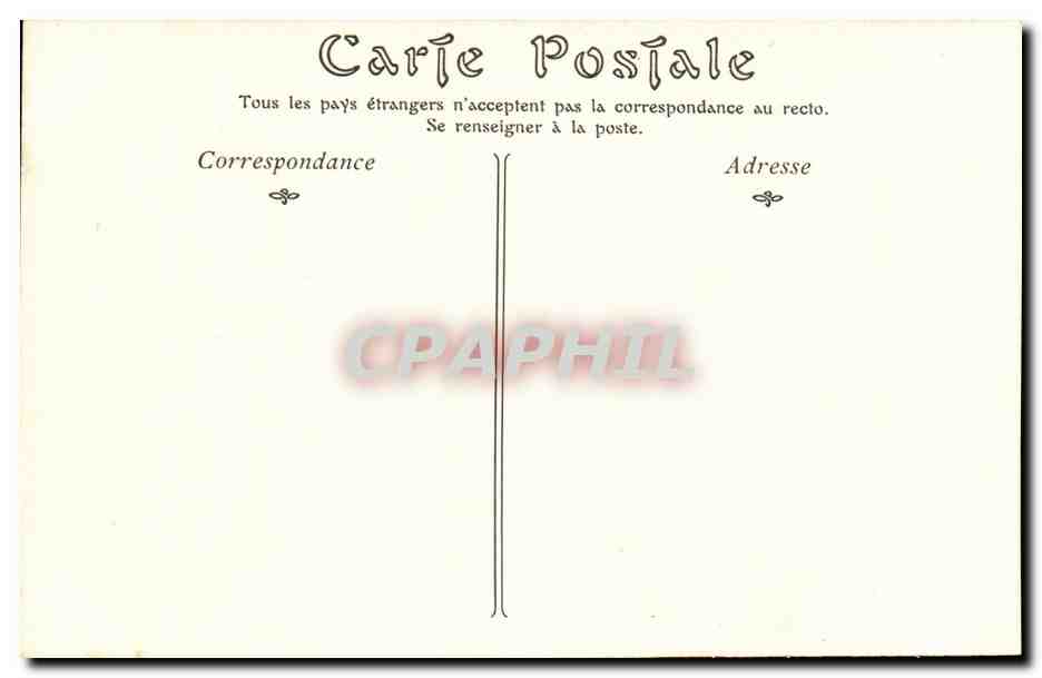 Bagnoles de l'orne CPA Grand hotel Vue prise du casino — Rückseite
