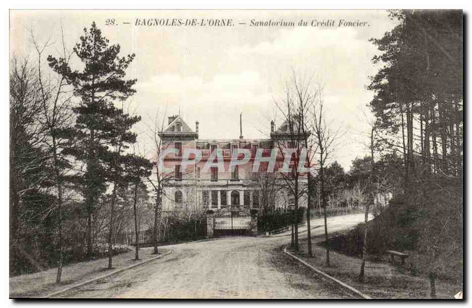 Bagnoles de l'orne CPA Sanatorium du Credit Foncier