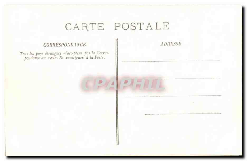 Bagnoles de l'orne CPA Sanatorium du Credit Foncier — Verso