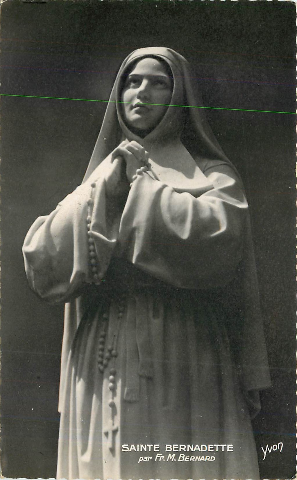 CPA Sainte Bernadette par Fr M Bernard 