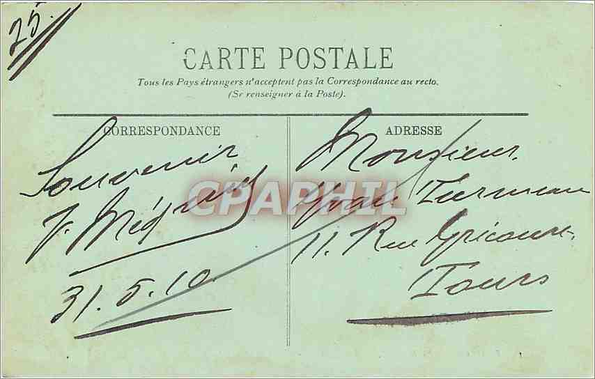 Boulogne-sur-Mer — La Digue und der Boulevard Sainte-Bewve — LL. — Verlag LL. — N° 141 — Rückseite