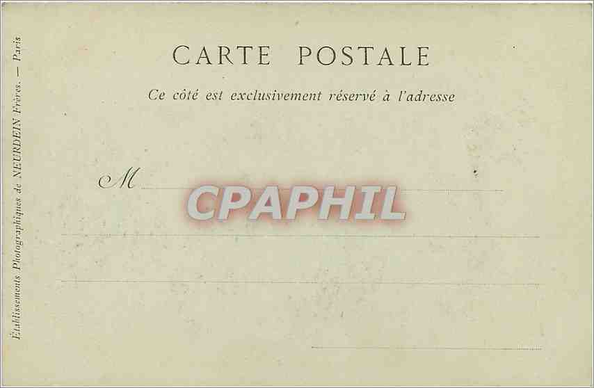 CPA Villerville Le Casino et les Villas  — Rückseite
