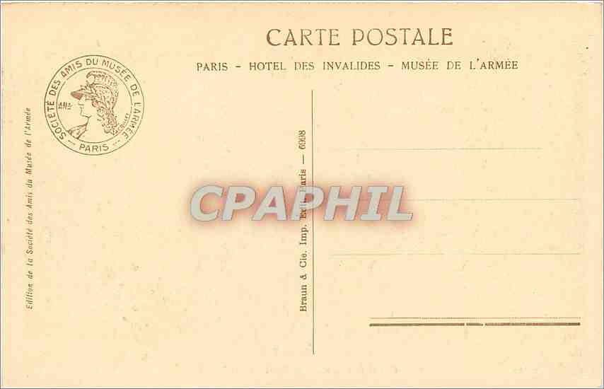 CPA J Aubert nos Martyrs Pour le Droit et la Patrie  — Rückseite