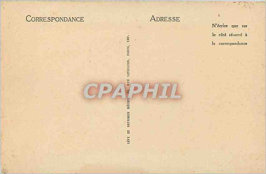 Biarritz — Fort des Pêcheurs et l'Église Sainte-Eugénie — LL, n° 452 — Verso