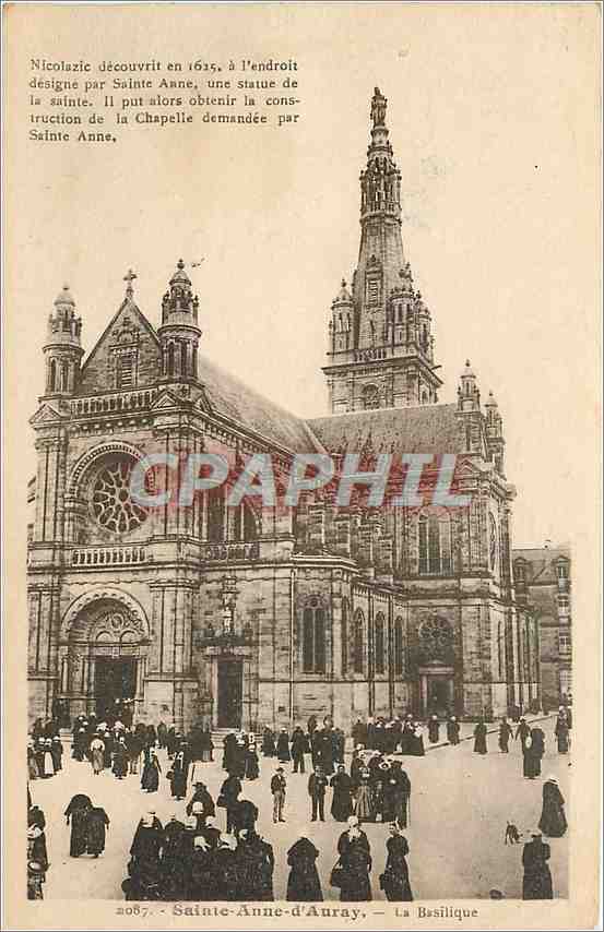 CPA Sainte Anne d'Auray La Basilique 