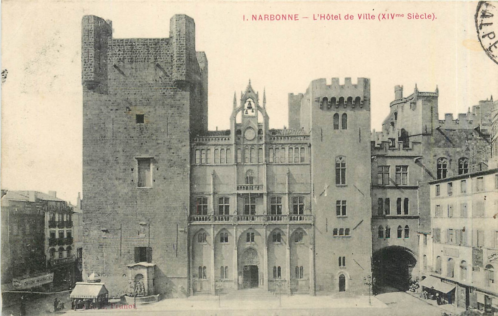 CPA Narbonne L'Hotel de Ville 