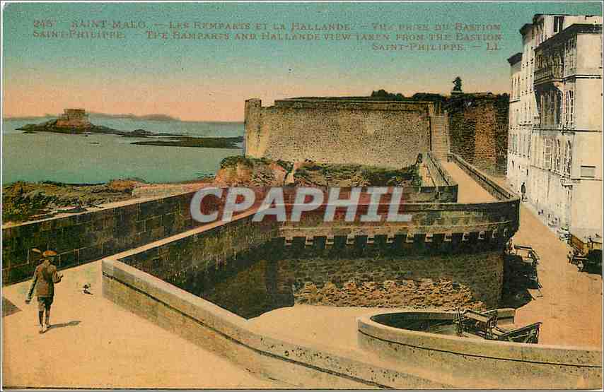 Saint-Malo — The Walls and the Hallande — View Taken from the Saint-Philippe Bastion — II