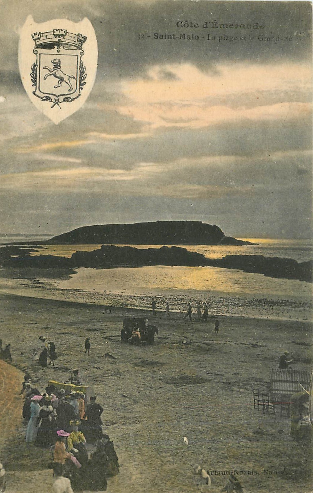 Saint-Malo - Der Strand und der Grand-Émeraude — Artaud-Nozais, N°32