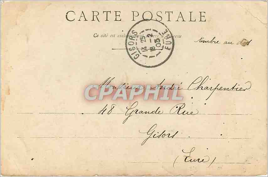 Intérieur de l'Église Toussaints — Rennes — éditeur non identifié, n° de série non visible — Achterkant