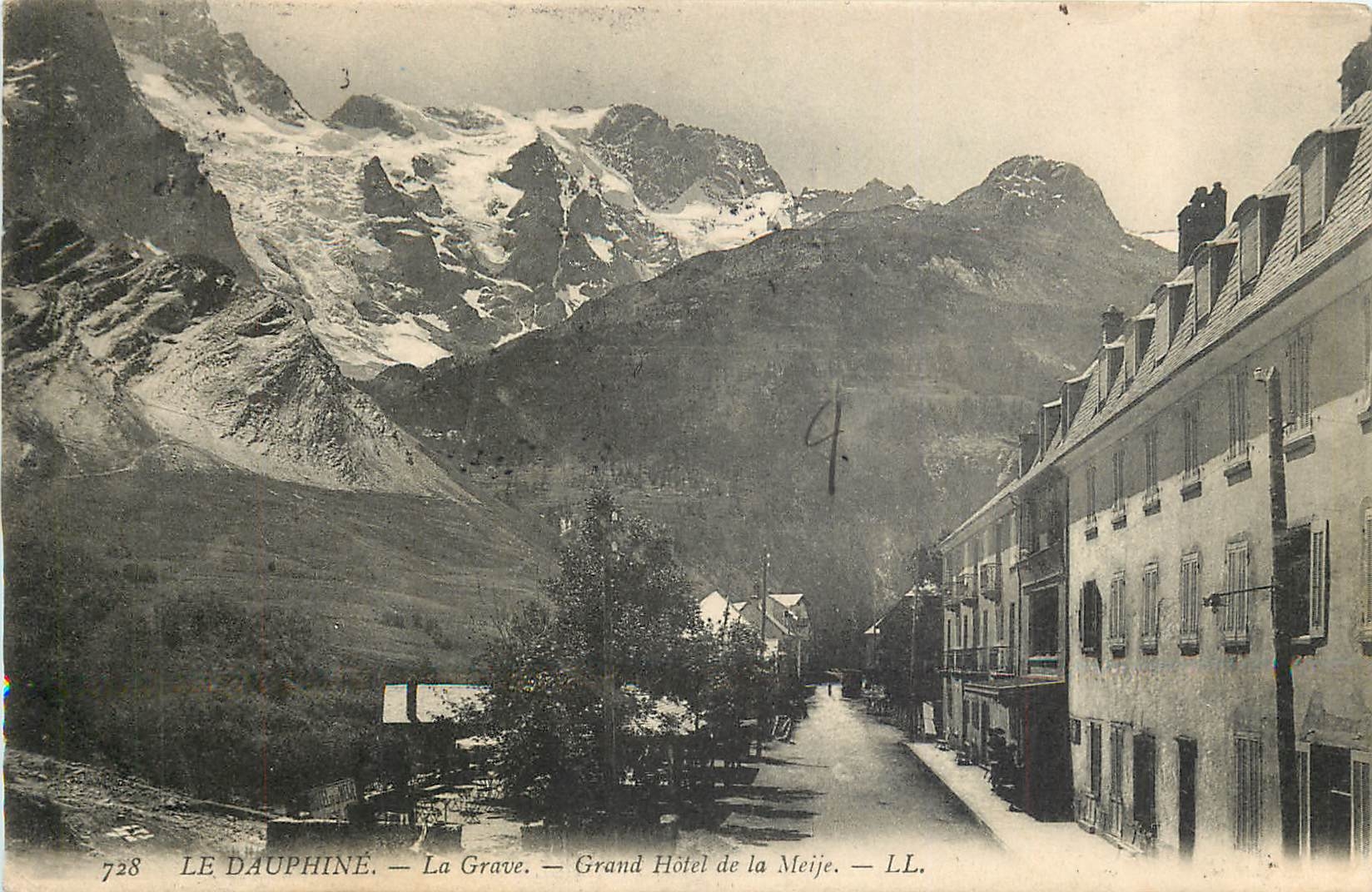 La Grave — Grand Hôtel de la Meije — LL. — LE DAUPHINE — n°728