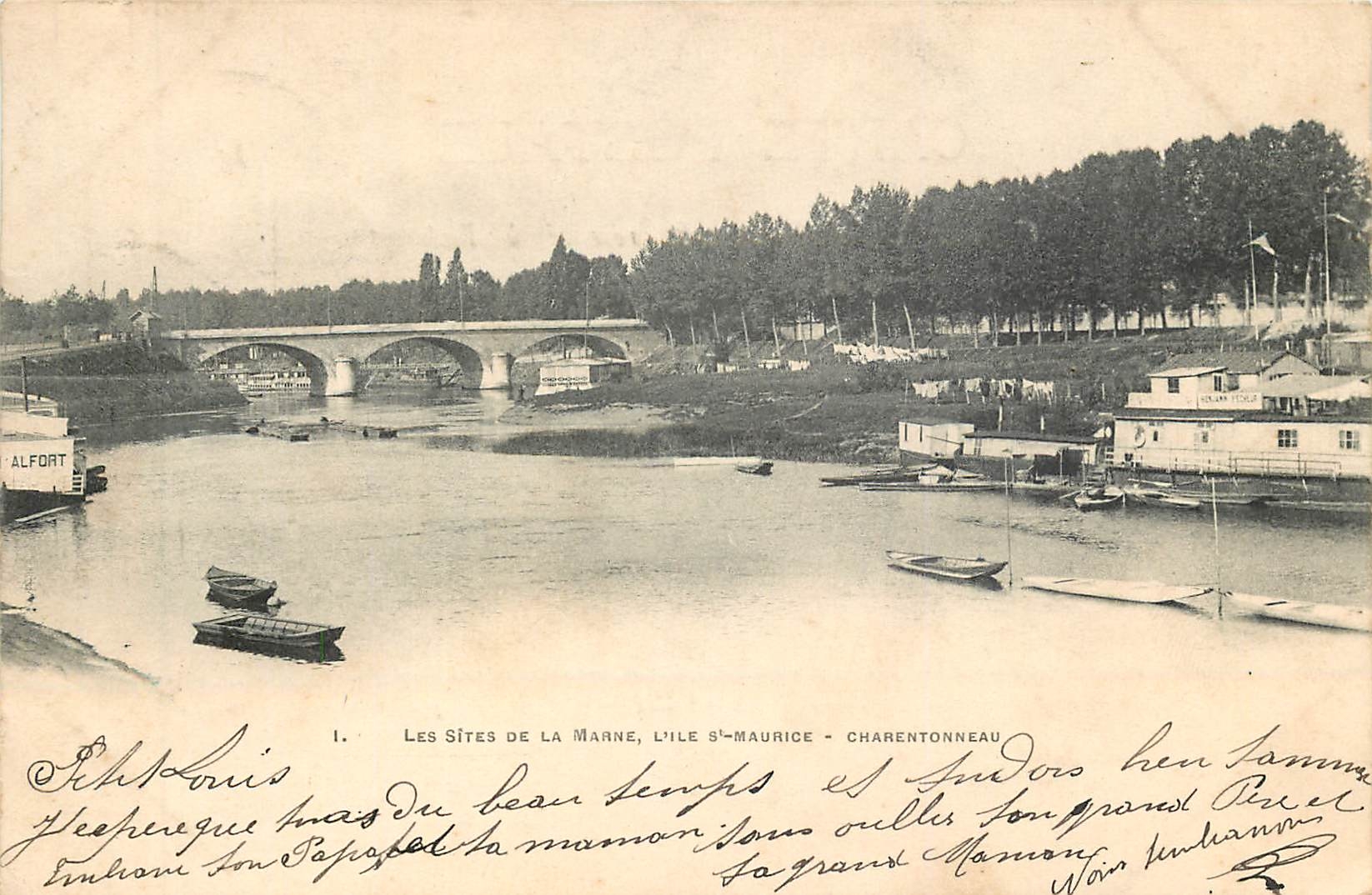 CPA Les Sites de la Marne L'Ile Ste Maurice Charentonneu 