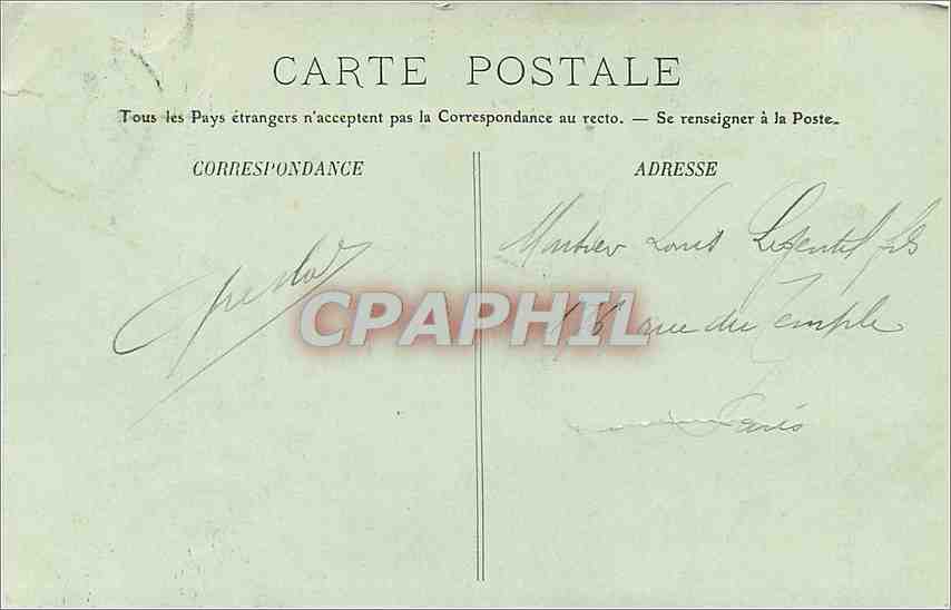 CPA Aix les Bains Les Moulins de Gresy  — Rückseite