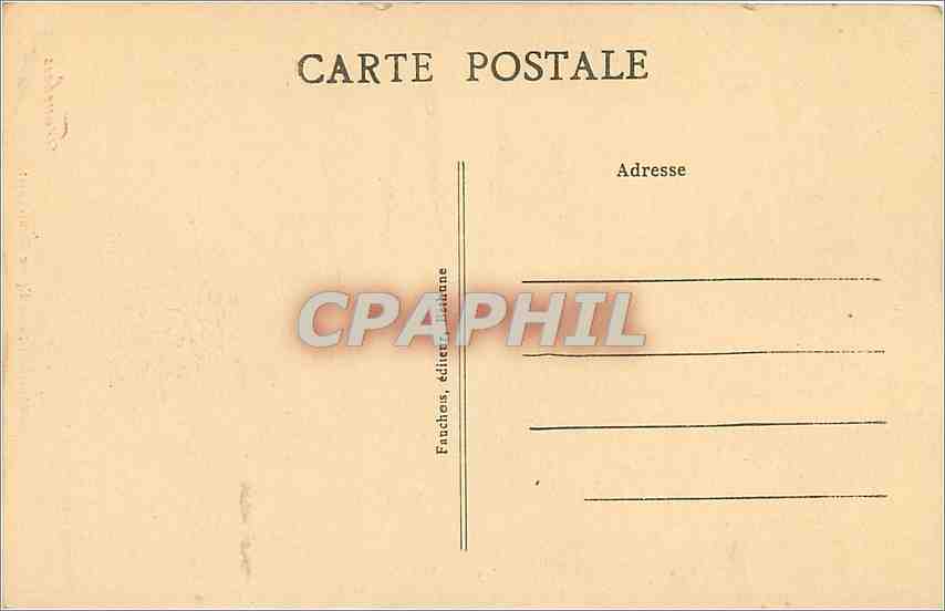 CPA Armentieres Eglise Saint Vaast  — Back