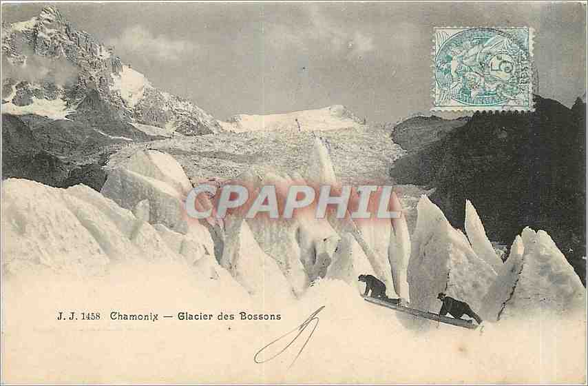 CPA Chamonix Glacier des Bossons 