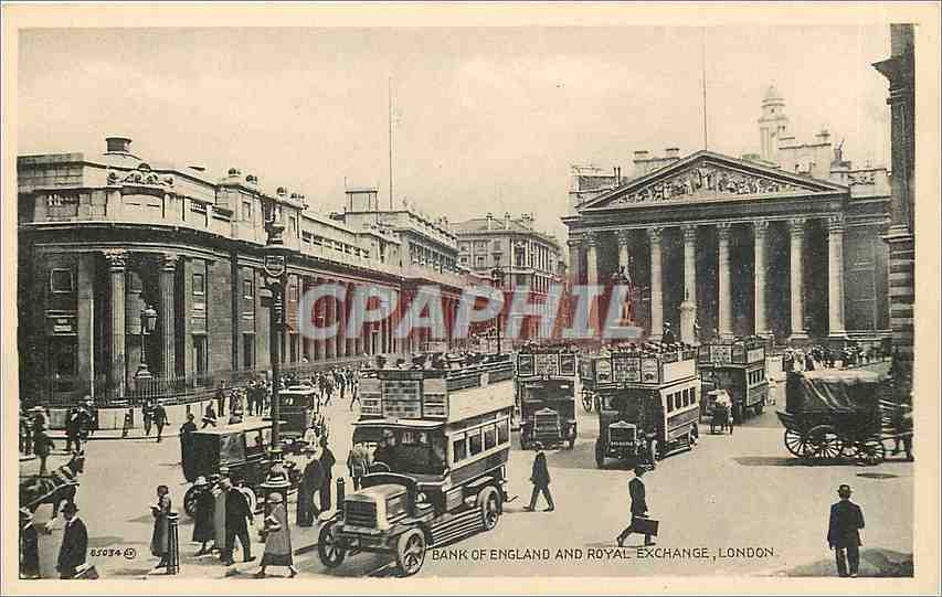 CPA Bank of England and Royal Exchange London Autobus