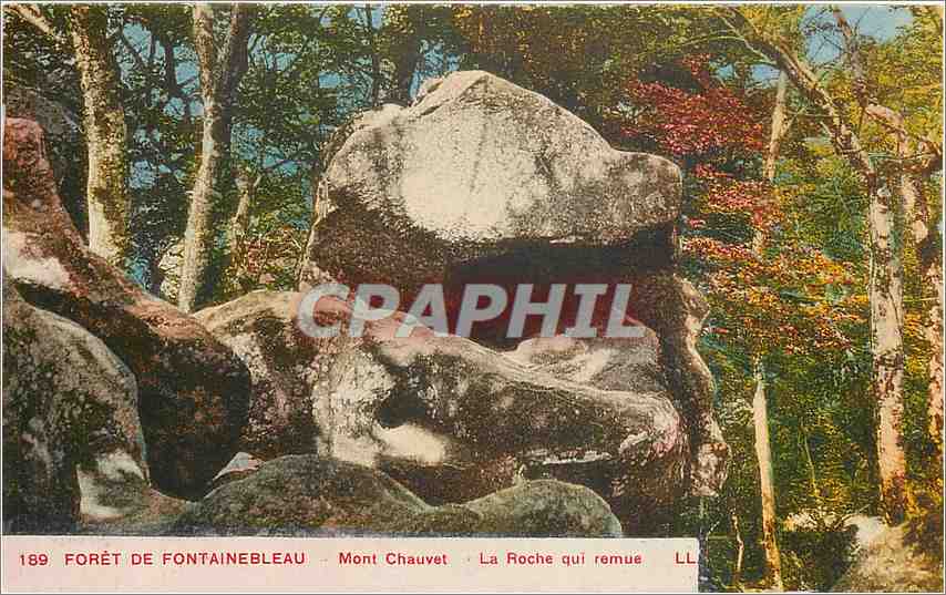 Forêt de Fontainebleau — Mont Chauvet — La Roche qui remue — LL n°189