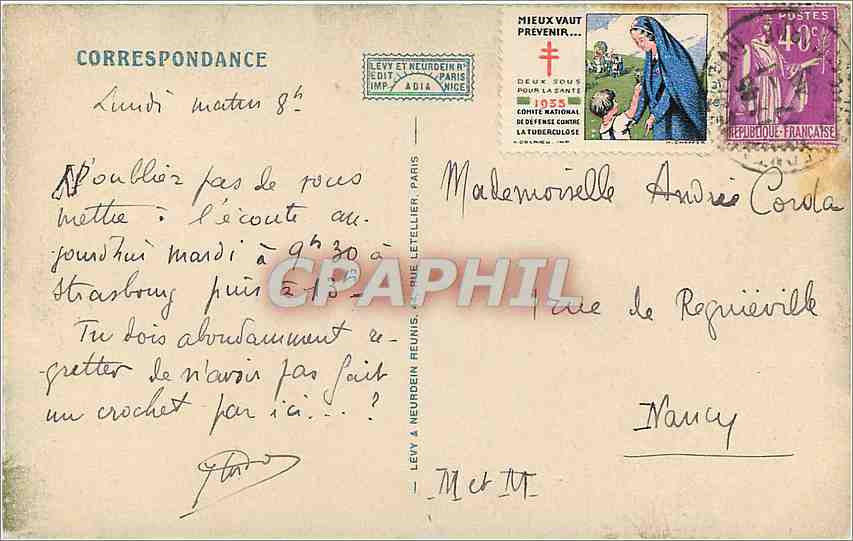 La Forêt — La Mare aux Biches — Fontainebleau — Verso