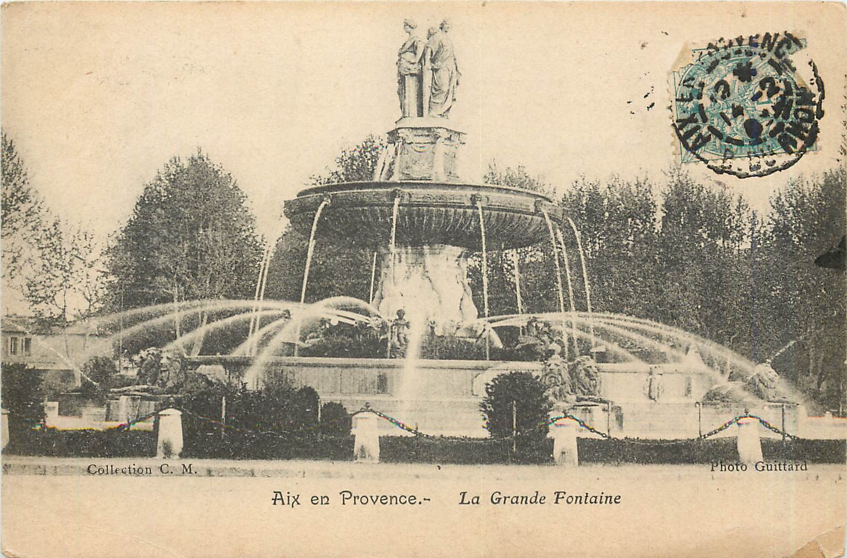 Aix en Provence — Die Große Fontaine — Foto Guittard