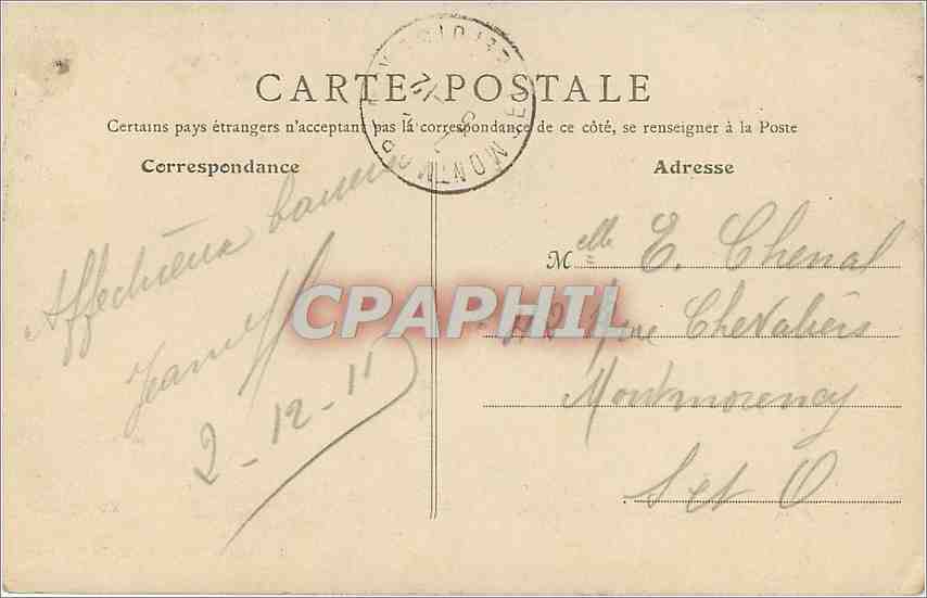 CPA Le Perreux Bords de Marne et Ile d'Amour  — Rückseite