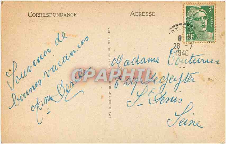 CPA Saint Justin Vue sur la Douze  — Rückseite