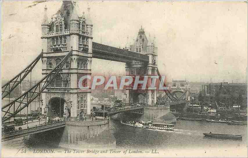 CPA London The Tower Bridge and Tower of London 