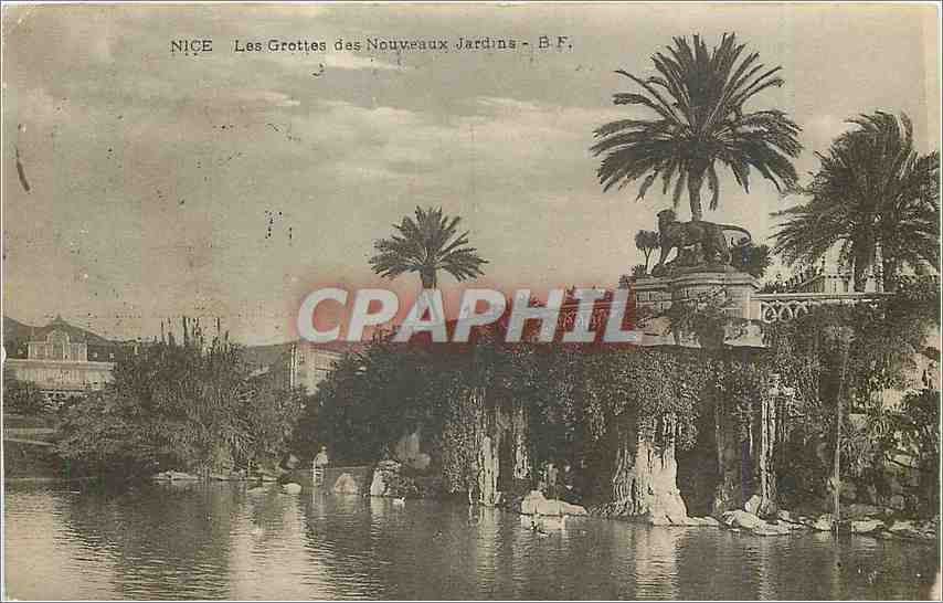 CPA Nice Les Grottes des Nouveaux Jardins 