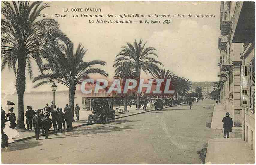 CPA La Cote d'Azur Nice La Promenade des Anglais La Jetee Promenade 