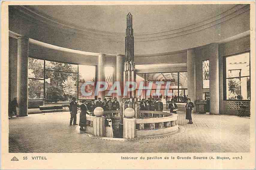 CPA Vittel Interieur du Pavillon de la Grande Source 