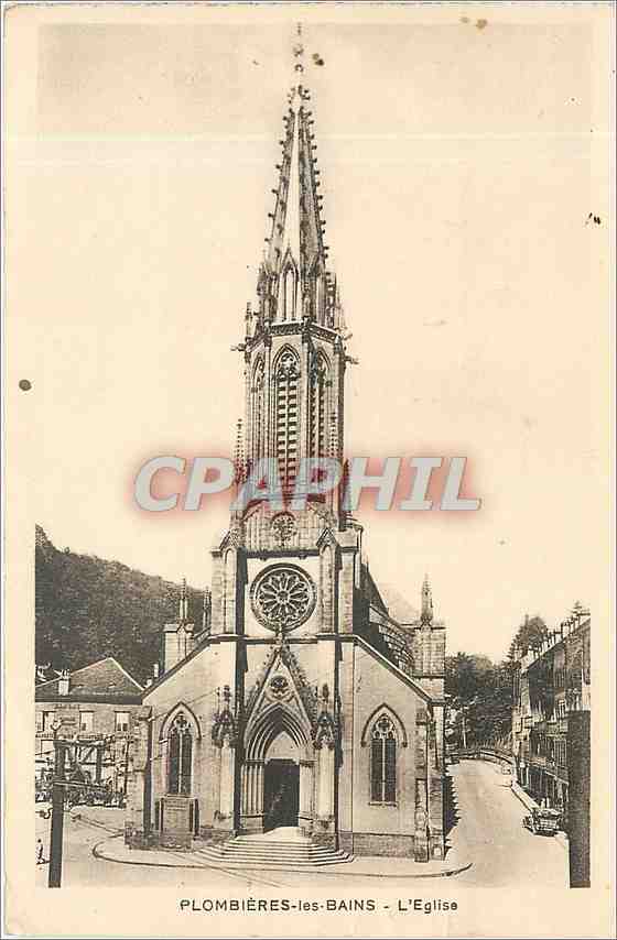 CPA Plombieres les Bains L'Eglise 