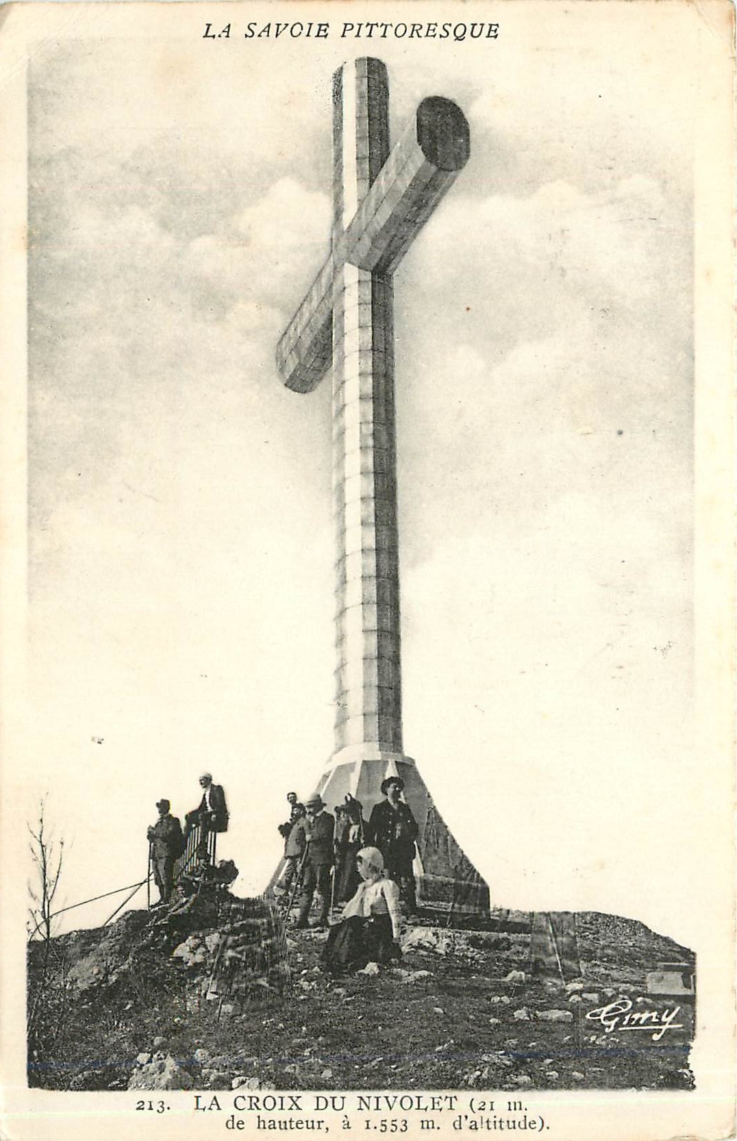 CPA La Savoie Pittoresque La Croix du Nivolet 
