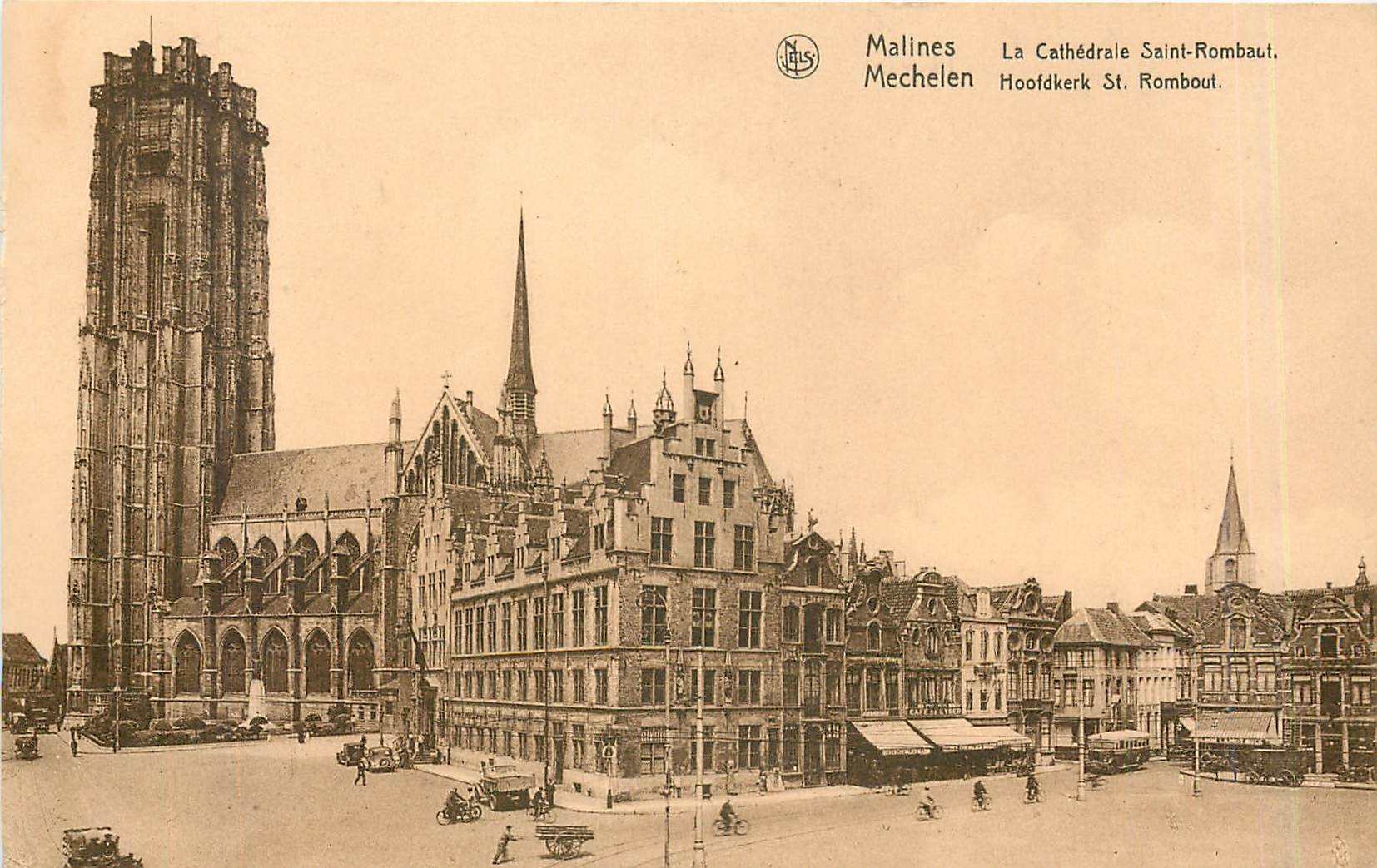 CPA Malines La Cathedrale Saint Rombaut 