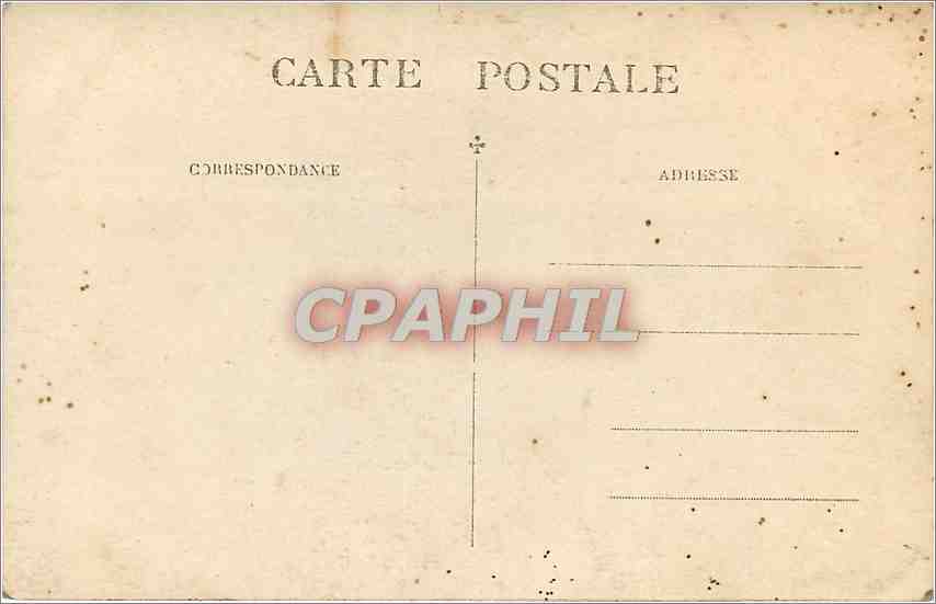 CARTE PHOTO Personnages — Rückseite