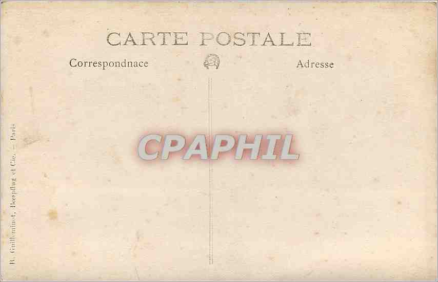 CARTE PHOTO Femme — Verso