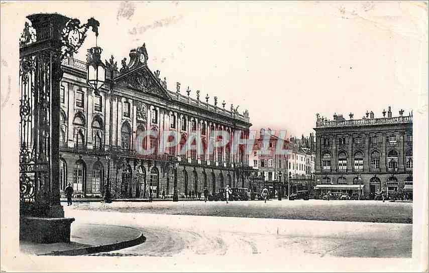 CPA Nancy Place Stanislas Hotel de Ville 
