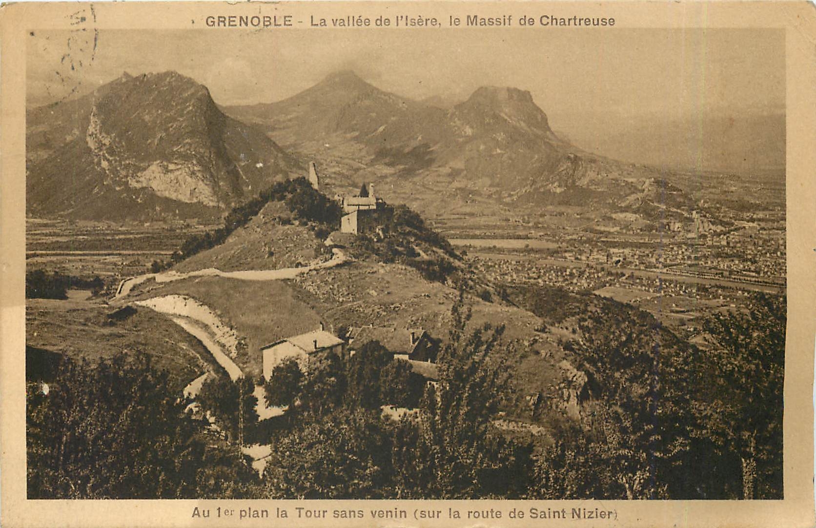 CPA Grenoble La Vallee de l'Isere le Massif de Chartreuse 