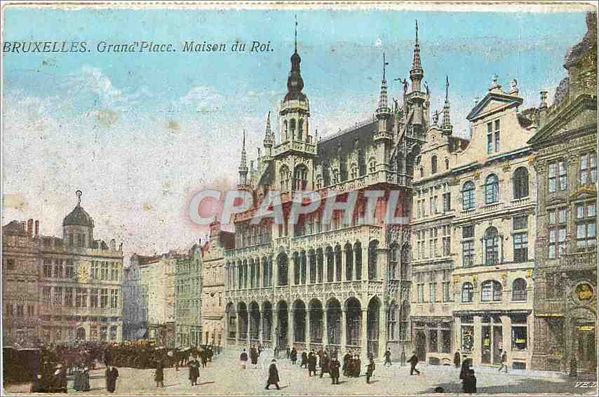 CPA Bruxelles Grand Place Maison du Roi 