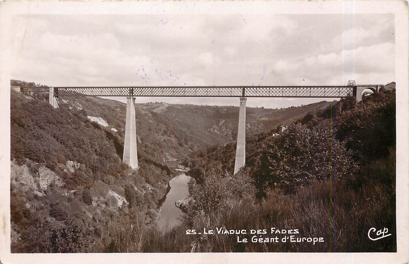 CPA Le Viaduc des Fades Le Geant d'Europe 