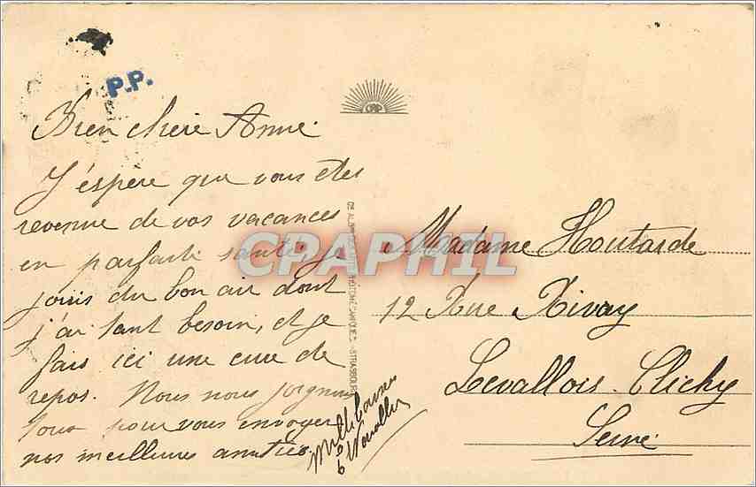 Deauville - La Plage Fleurie - Les Parterres fleuris et le Casino — Rückseite