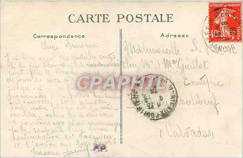 CPA Deauville La Plage Fleurie Ensemble des Jardins vu du Casino  — Verso