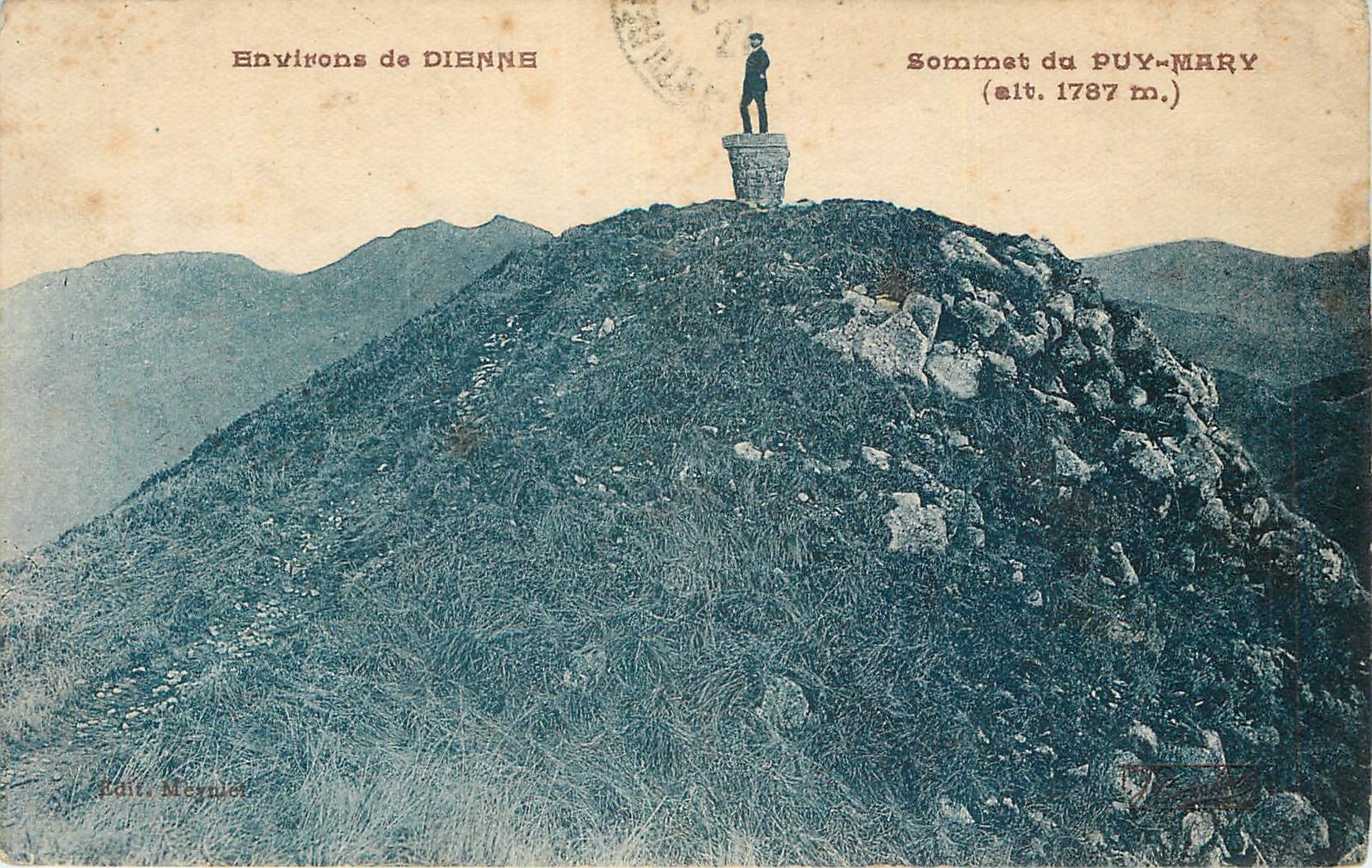 CPA Environs de Dienne Sommet du Puy Mary 