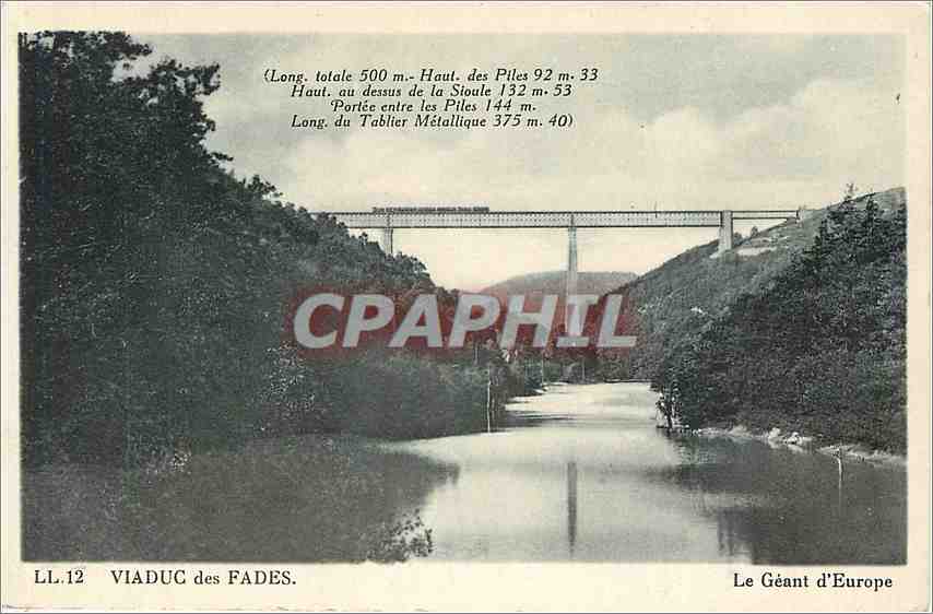 Viaduc des Fades — Le Géant d'Europe — Éditeur : Cie des Arts Photomecaniques, Strasbourg