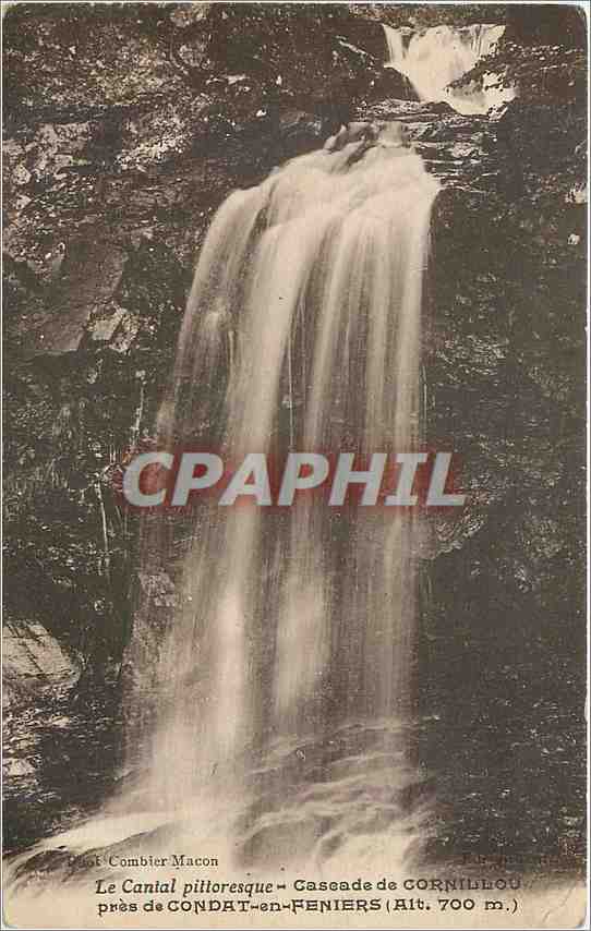 CPA Le Cantal pittoresque Cascade de Cornillou pres de Condat en Feniers 