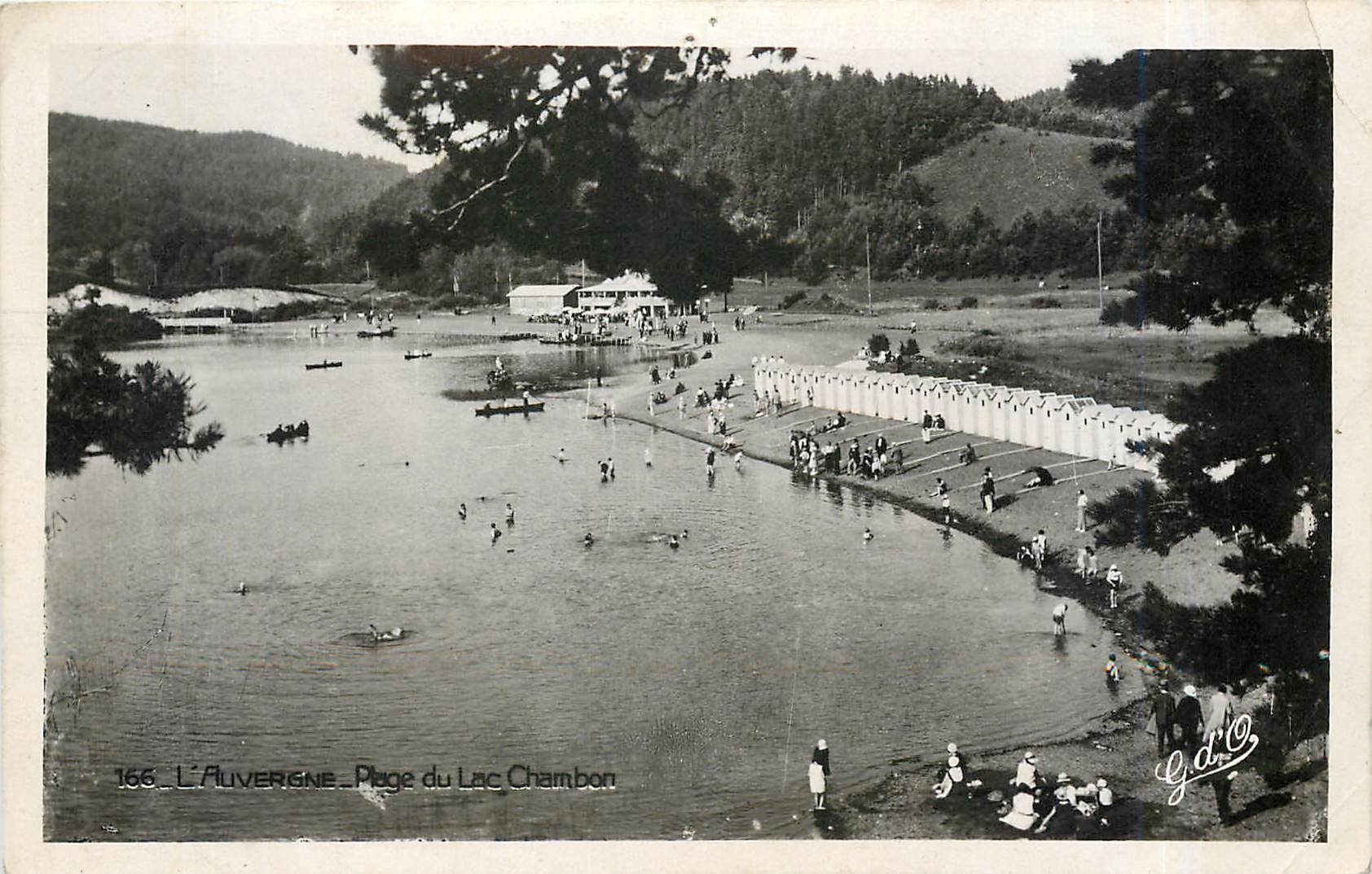 Auvergne - Strand am See Chambon — G. d'19, n°166