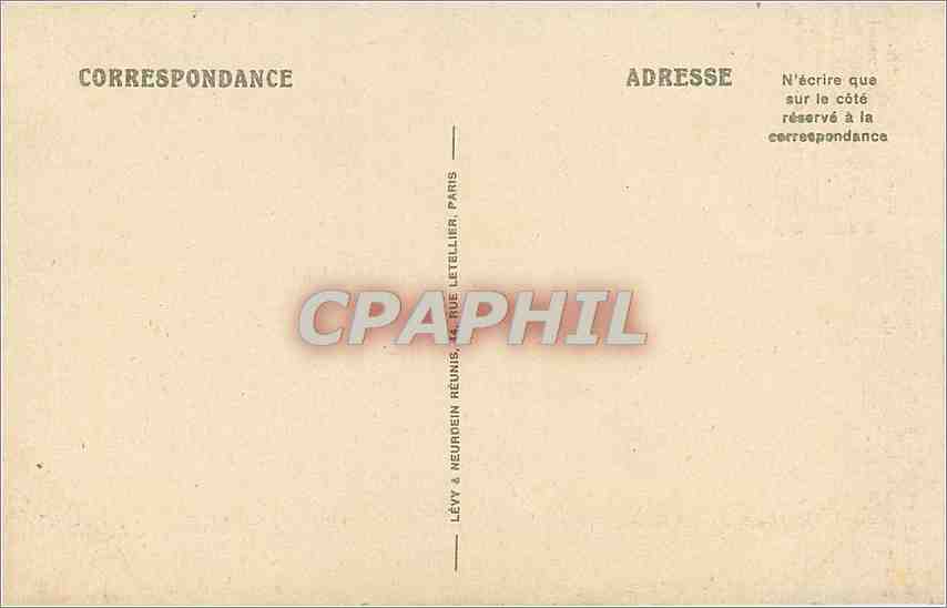 CPA Le Puy Le Rocher Corneille Statue colossale de Notre Dame France  — Back
