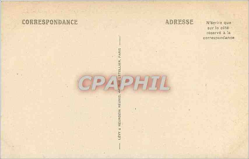 CPA Le Puy La Place du Breuil  — Verso