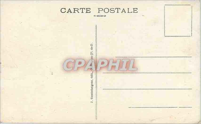 CPA Le Mont Dore Funiculaire du Capucin  — Verso