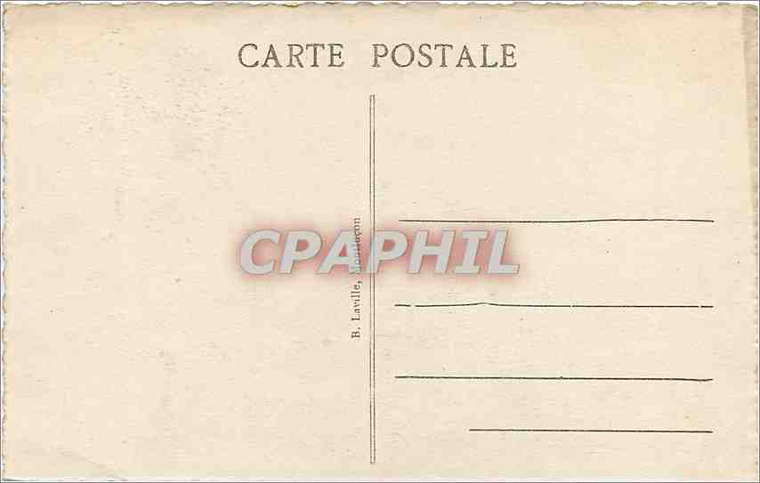 Le Lac de la Crégut — L'Auvergne pittoresque — Édition Brunet n°2042 — Rückseite