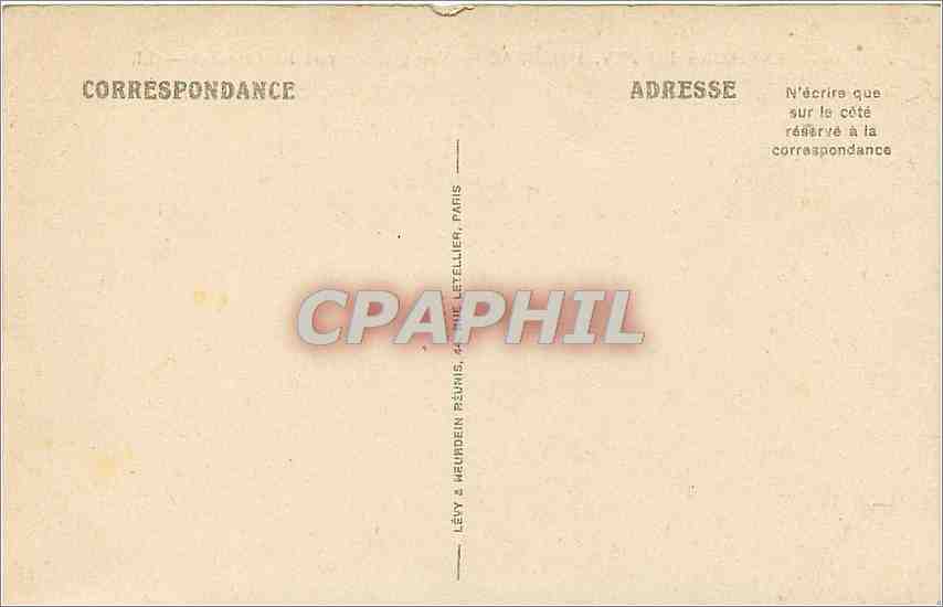 CPA Environs du Puy Polignac Vue generale vers les Cevennes  — Rückseite