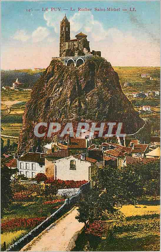 CPA Le Puy Le Rocher Saint Michel 
